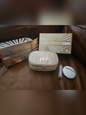 Dior Holiday Makeup Bag Bundle Le Baume The Balm Dior Addict Lip Glow Set